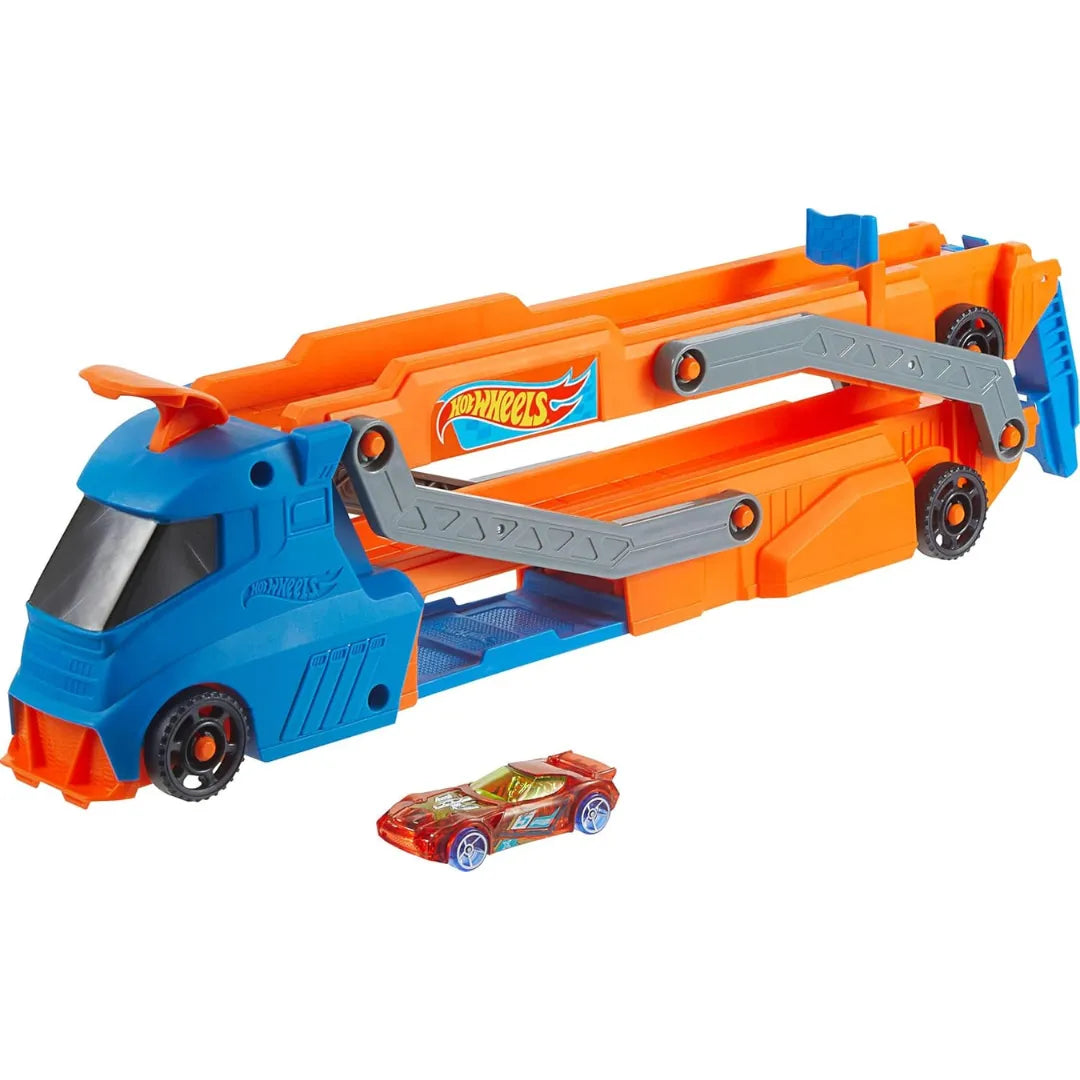 Hot Wheels City Speed Track Transporter Holds Cars 4+ Years