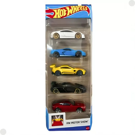 Hot Wheels HW Motor Show: Luxury Supercar Collection - 2024 Premium 5-Pack Set