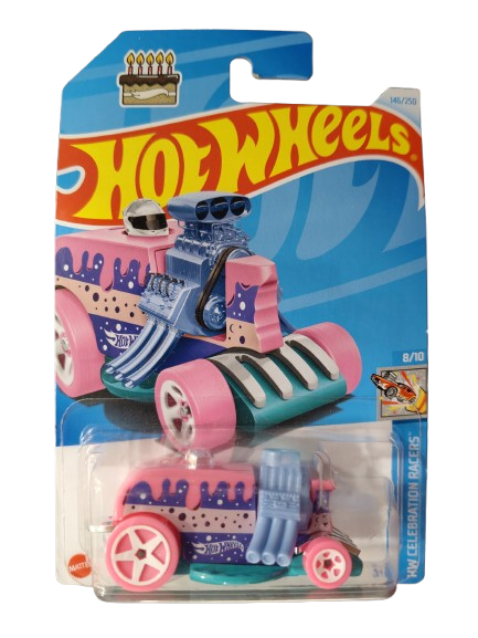 Hot Wheels Celebration Racers Birthday Burner Die-Cast Car | Limited Edition Collectible for Kids and Collectors | Ages 3+