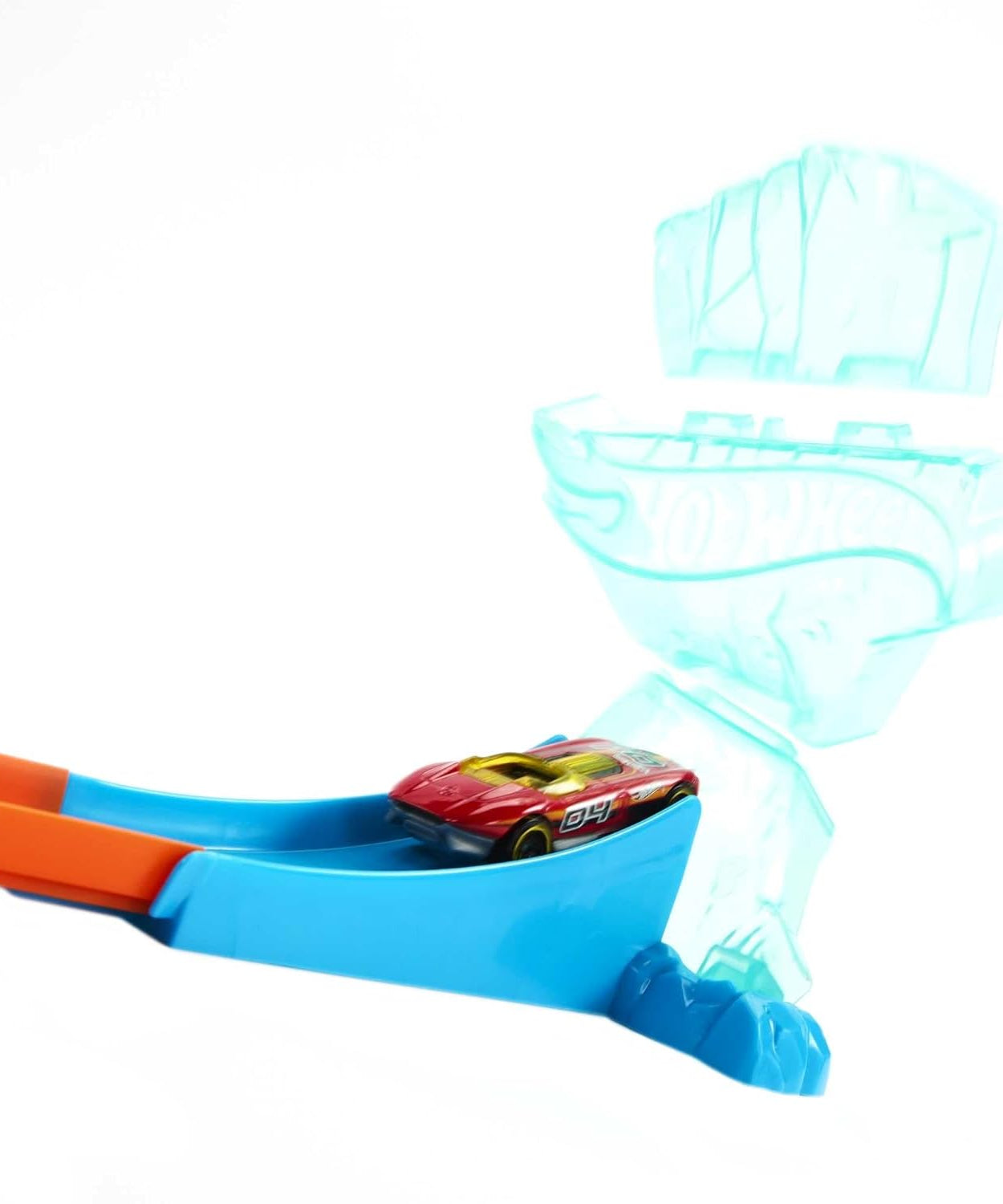 Hot Wheels Track Builder Ice Crash Pack - Build Your epic Crash Unassembled Track Set for 4+ Years - MINIMEE KIDS