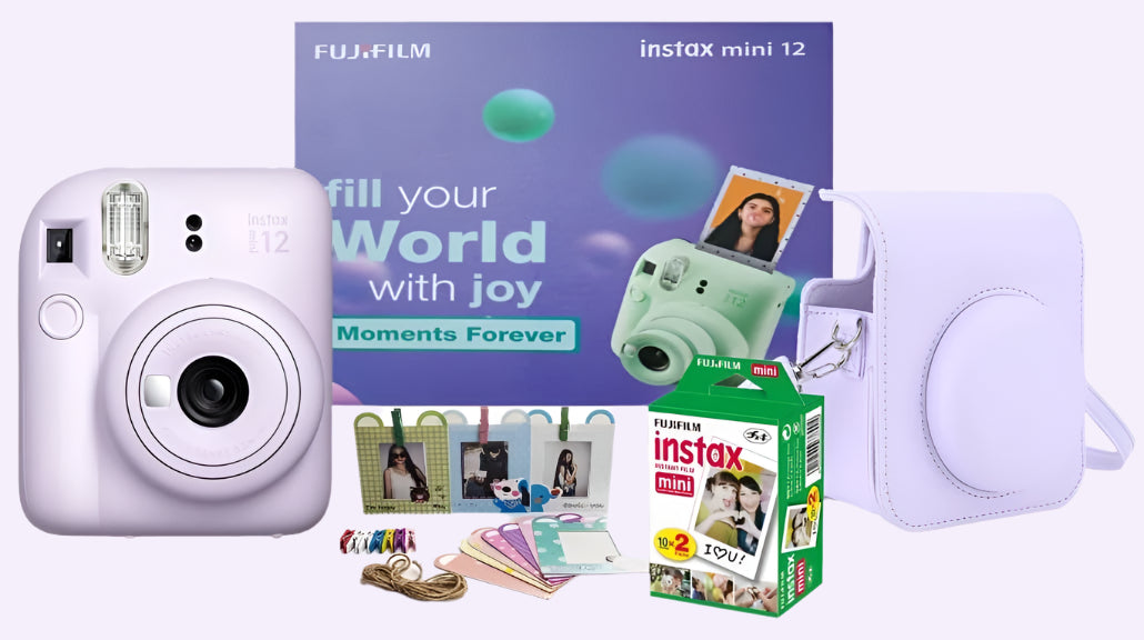 Fujifilm Instax Mini 12 Moments Box Set with Films & Accessories ...