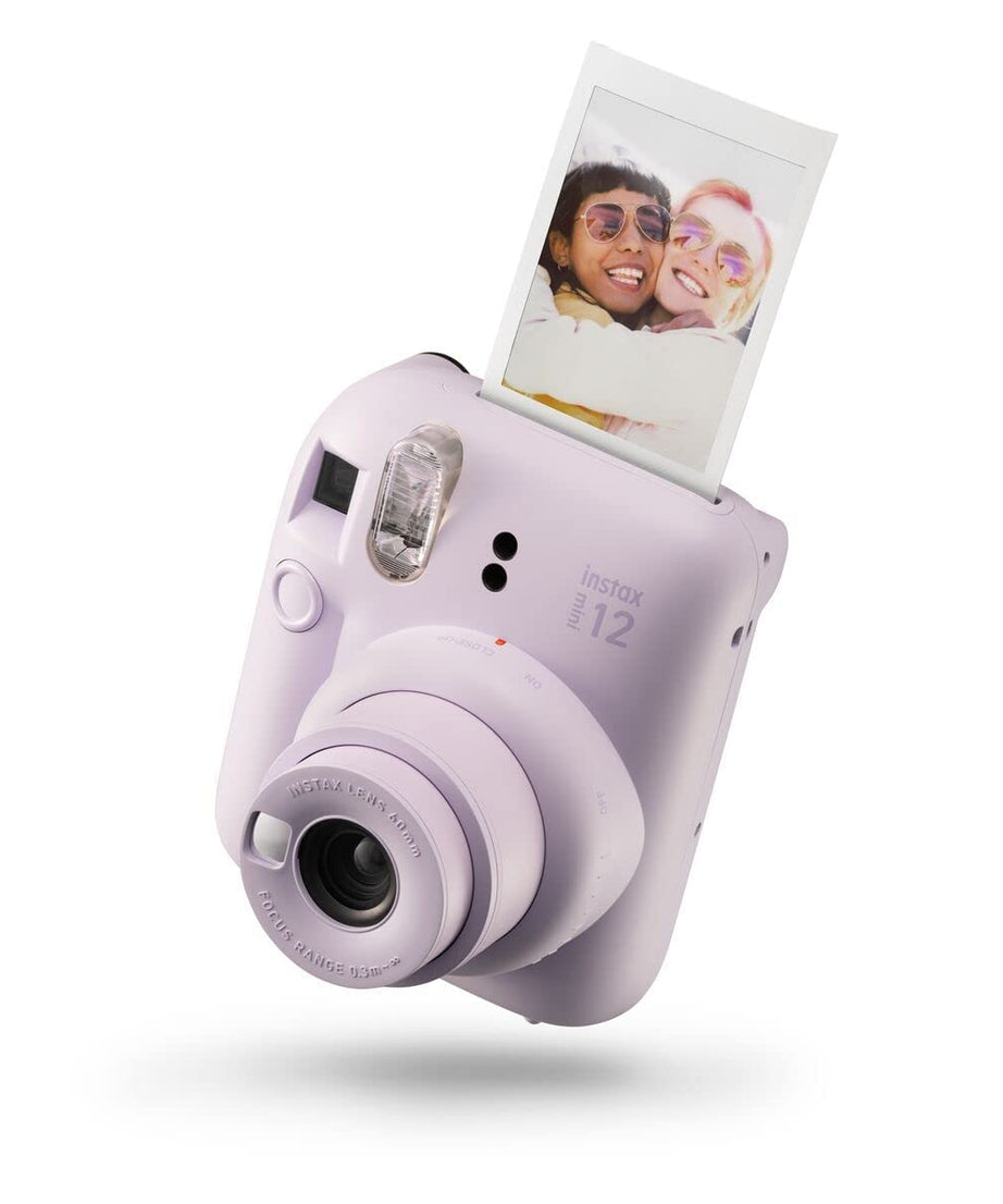 Fujifilm Instax Mini 12 Moments Forever Box Set – Instant Camera with 20 Glossy Films, Selfie Mirror, Close-Up Lens & Accessories | Includes Bunting & Carry Case | Perfect Gift for Capturing Memories