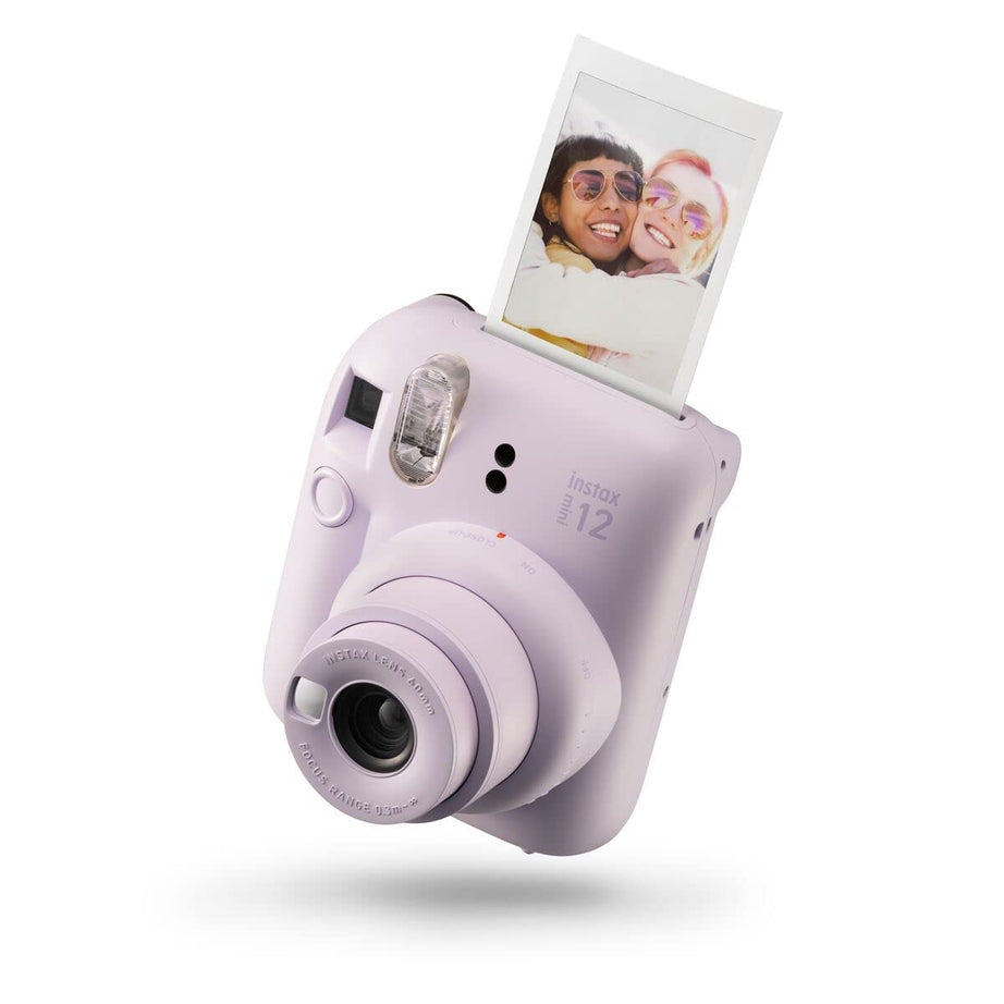 Fujifilm Instax Mini 12 Moments Forever Box Set – Instant Camera with 20 Glossy Films, Selfie Mirror, Close-Up Lens & Accessories | Includes Bunting & Carry Case | Perfect Gift for Capturing Memories