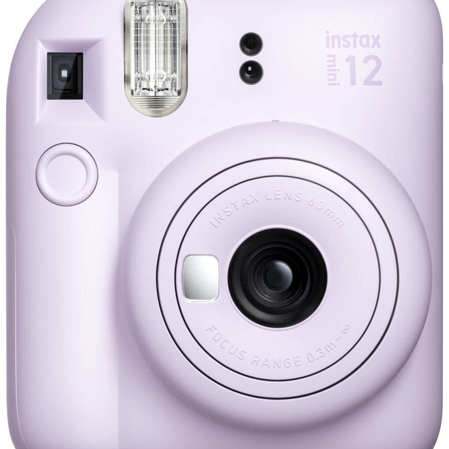 Fujifilm Instax Mini 12 Moments Forever Box Set – Instant Camera with 20 Glossy Films, Selfie Mirror, Close-Up Lens & Accessories | Includes Bunting & Carry Case | Perfect Gift for Capturing Memories