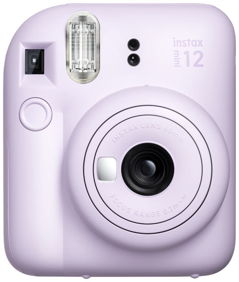 Fujifilm Instax Mini 12 Moments Forever Box Set – Instant Camera with 20 Glossy Films, Selfie Mirror, Close-Up Lens & Accessories | Includes Bunting & Carry Case | Perfect Gift for Capturing Memories
