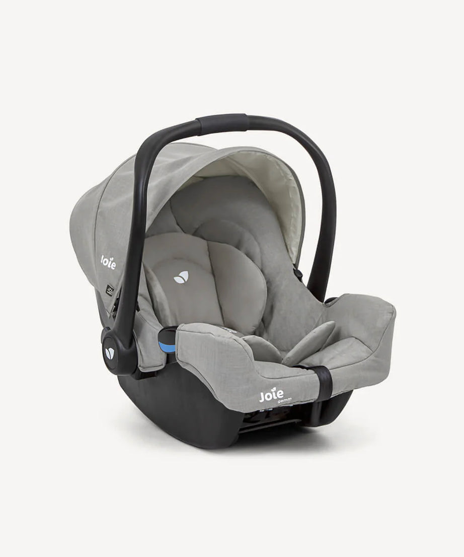 Joie Gemm™ Group 0+ Infant Car Seat | FAA Approved Aviation Carrier for Birth to 13kg | ECE R44/04 Certified | Side Impact Protection & SoftTouch 5-Point Harness | Available in Pebble, Foggy Grey, Shale & Ember - MINIMEE KIDS
