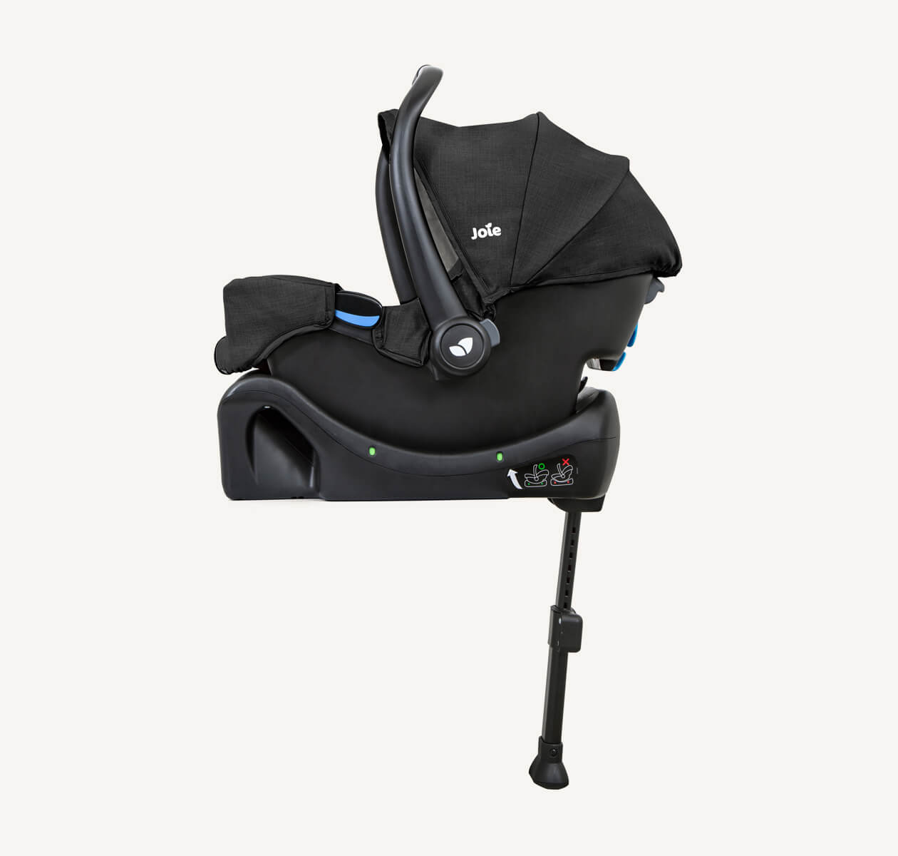 Joie Gemm™ Group 0+ Infant Car Seat - Rearward Facing from Birth to 13kg | ECE R44/04 Certified | Airline Approved | SoftTouch 5-Point Harness | Shale Colour