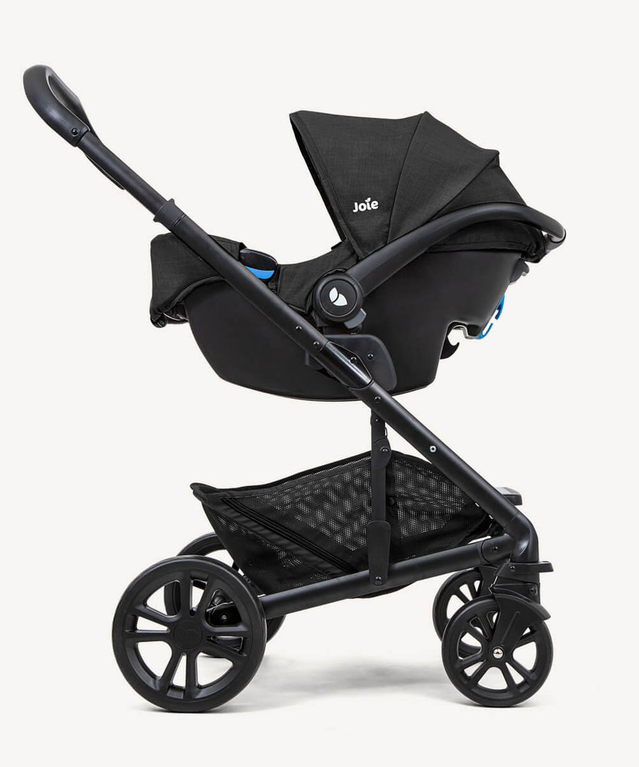 Joie Gemm™ Group 0+ Infant Car Seat | FAA Approved Aviation Carrier for Birth to 13kg | ECE R44/04 Certified | Side Impact Protection & SoftTouch 5-Point Harness | Available in Pebble, Foggy Grey, Shale & Ember - MINIMEE KIDS