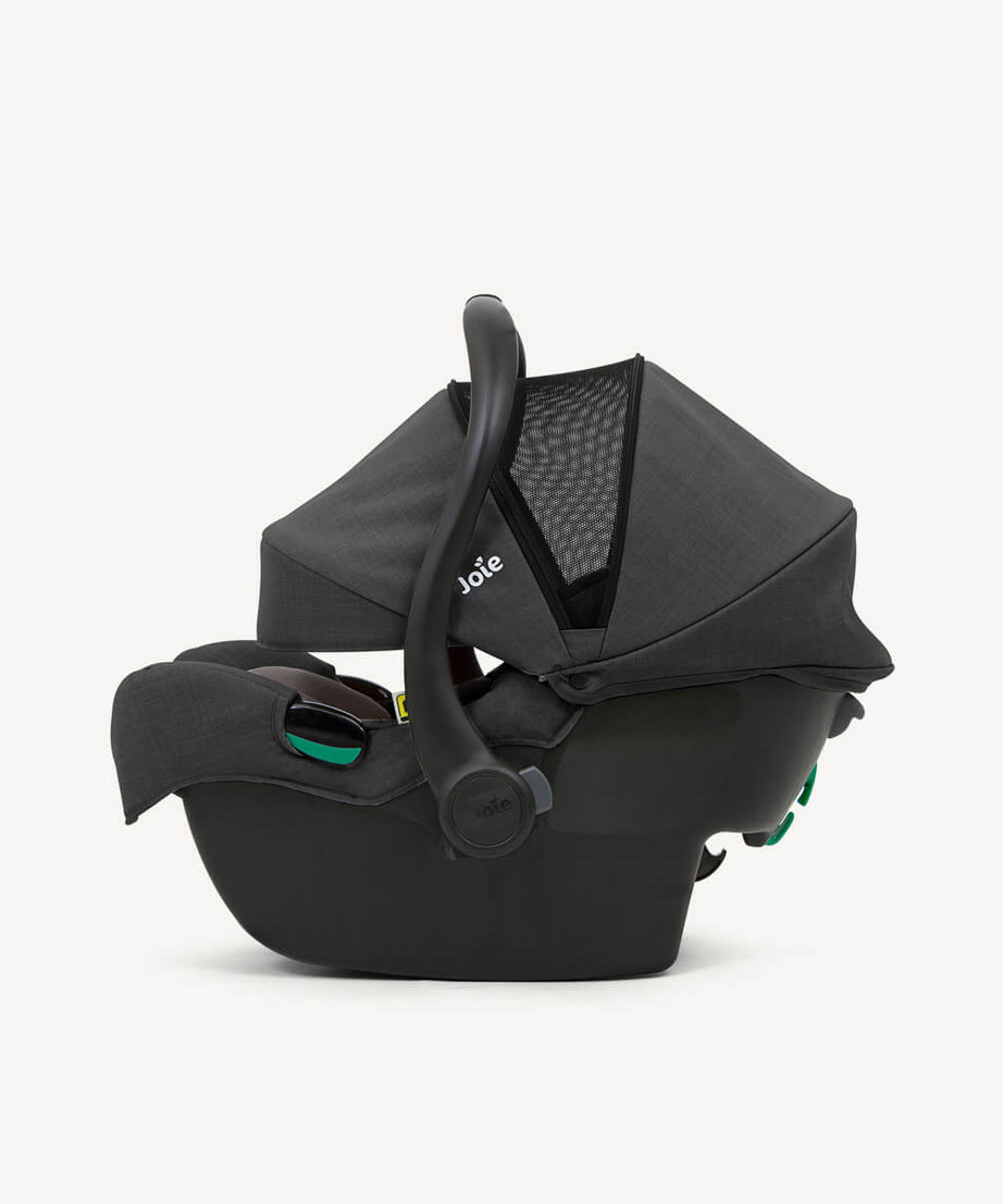 Joie i-Gemm™ 3 i-Size Infant Car Seat | FAA Approved Aviation Carrier for Birth to 12 Months (40-85cm) | Tri-Protect™ Headrest with Intelli-Fit™ Memory Foam | 90° Spin Compatible - MINIMEE KIDS