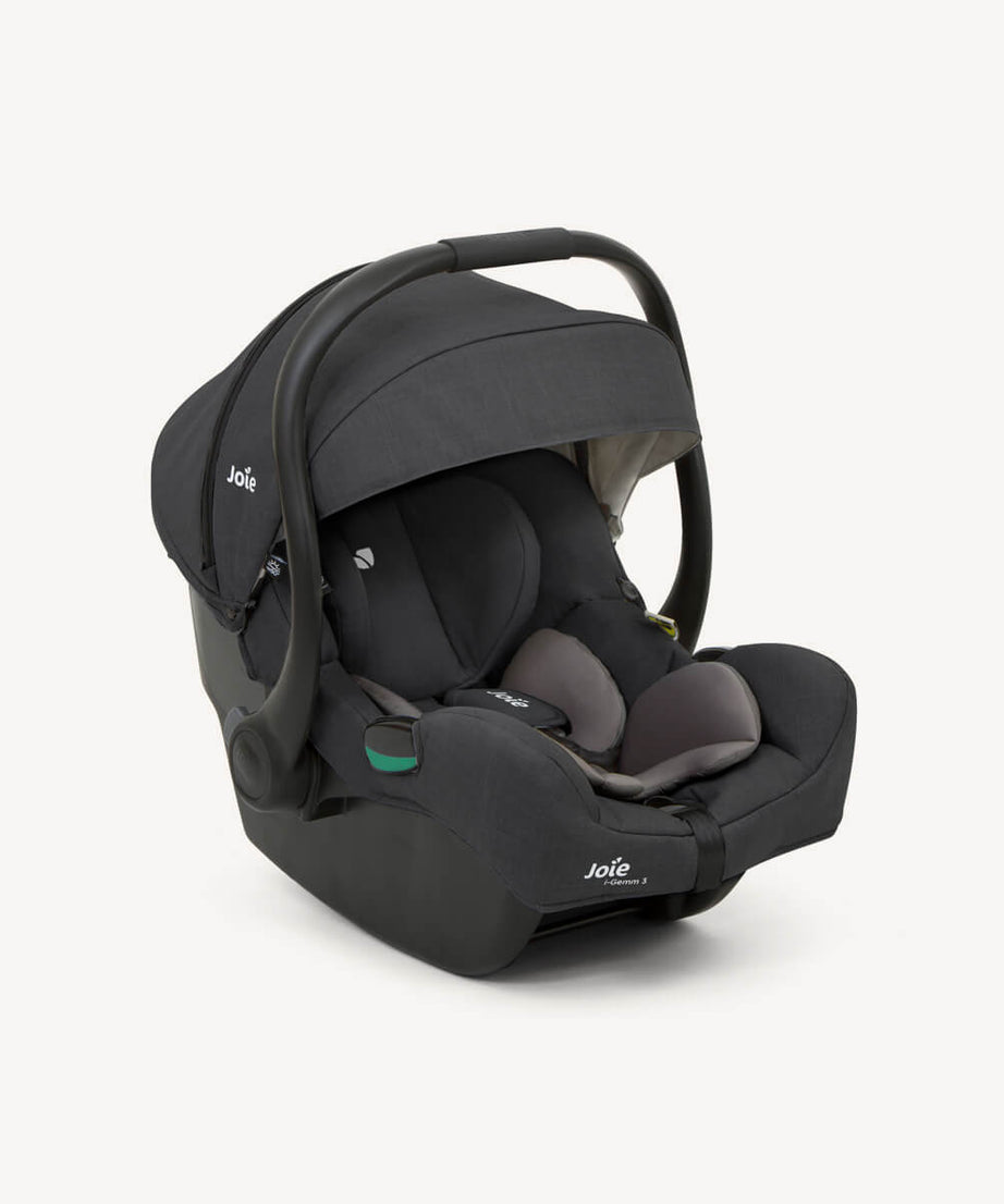 Joie i-Gemm™ 3 i-Size Infant Car Seat | FAA Approved Aviation Carrier for Birth to 12 Months (40-85cm) | Tri-Protect™ Headrest with Intelli-Fit™ Memory Foam | 90° Spin Compatible - MINIMEE KIDS