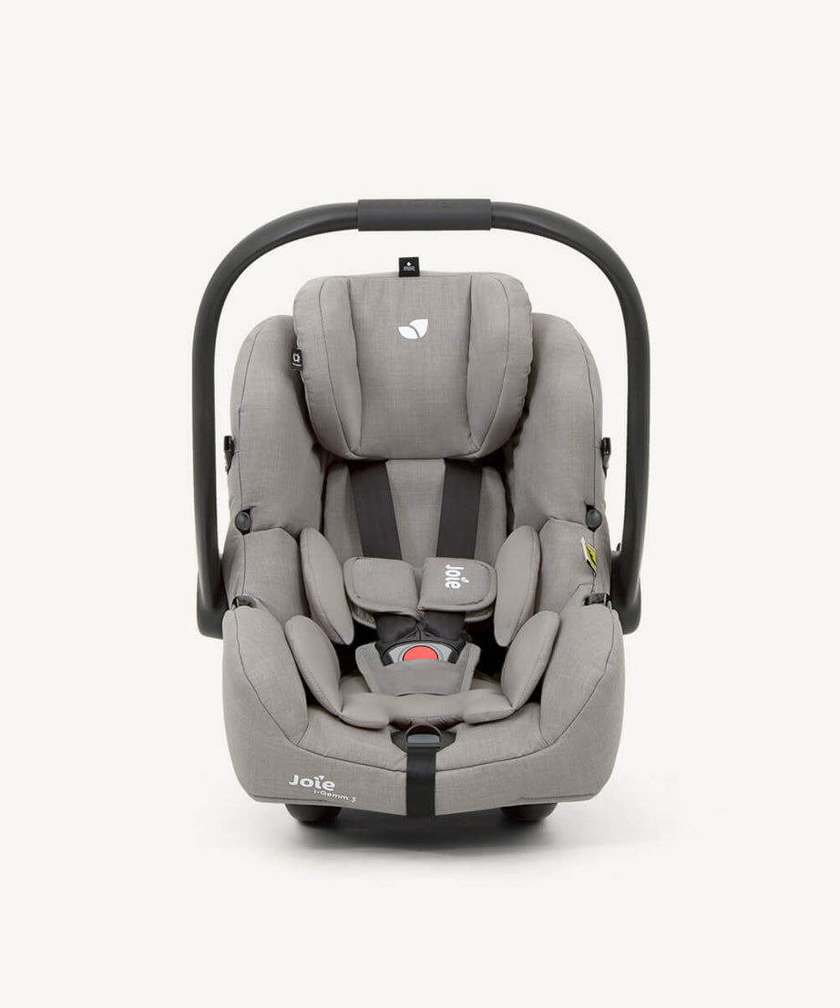 Joie i-Gemm™ 3 i-Size Infant Car Seat | FAA Approved Aviation Carrier for Birth to 12 Months (40-85cm) | Tri-Protect™ Headrest with Intelli-Fit™ Memory Foam | 90° Spin Compatible - MINIMEE KIDS
