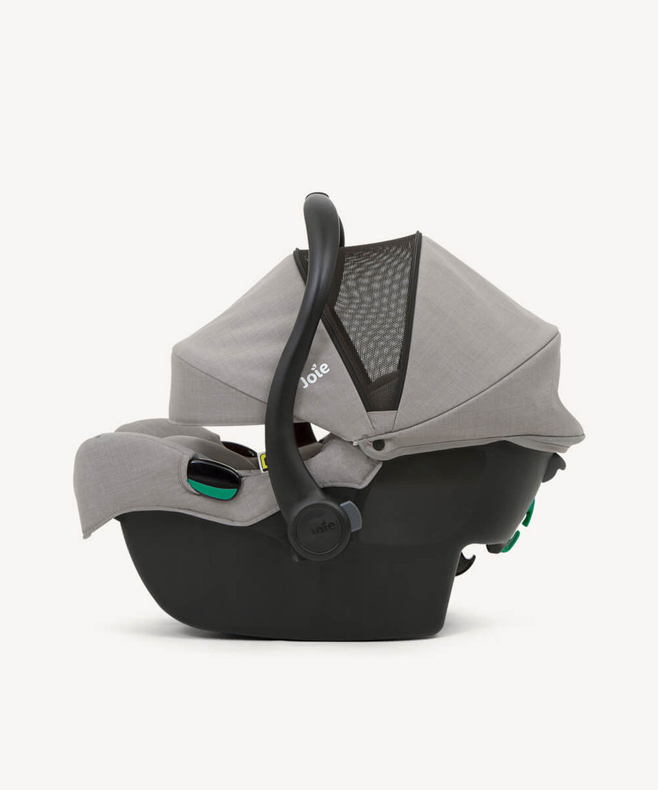 Joie i-Gemm™ 3 i-Size Infant Car Seat | FAA Approved Aviation Carrier for Birth to 12 Months (40-85cm) | Tri-Protect™ Headrest with Intelli-Fit™ Memory Foam | 90° Spin Compatible - MINIMEE KIDS
