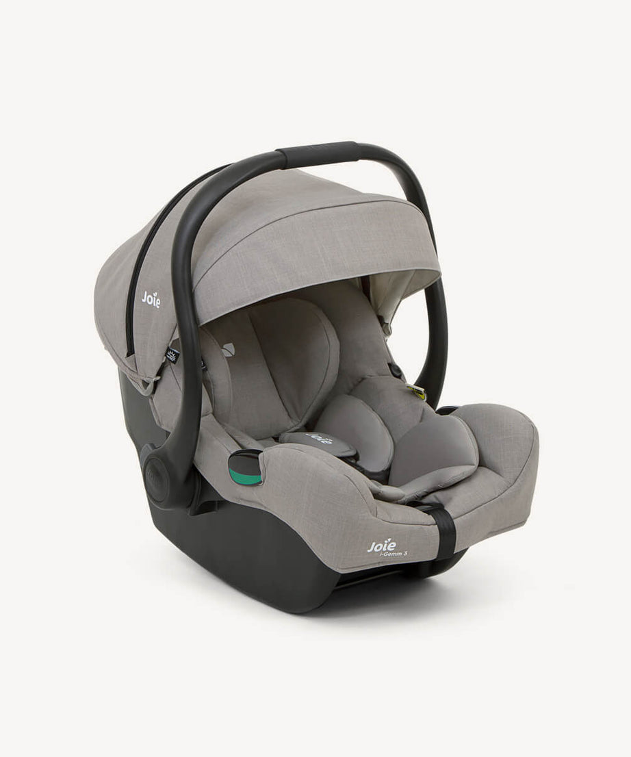 Joie i-Gemm™ 3 i-Size Infant Car Seat | FAA Approved Aviation Carrier for Birth to 12 Months (40-85cm) | Tri-Protect™ Headrest with Intelli-Fit™ Memory Foam | 90° Spin Compatible - MINIMEE KIDS