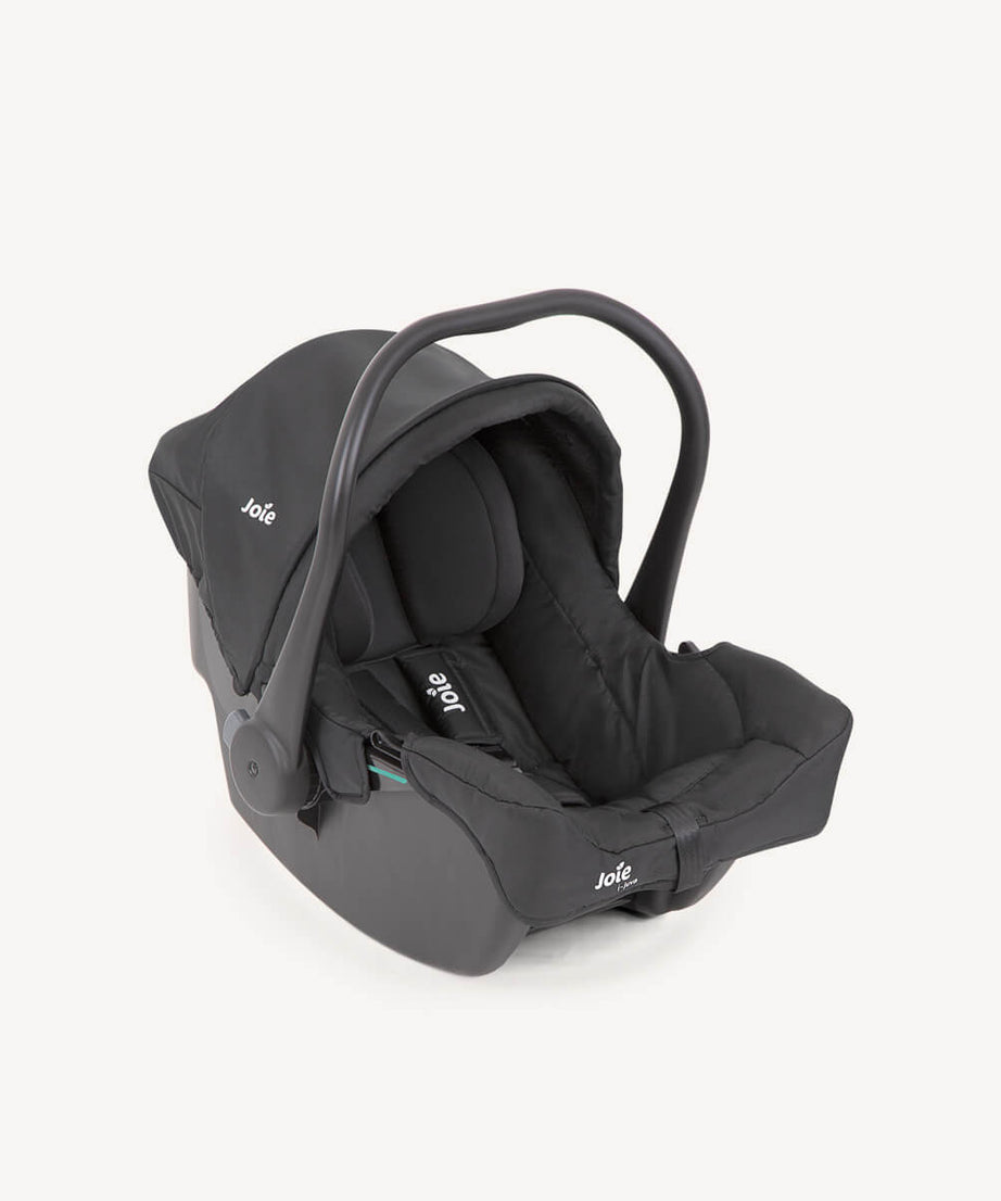 Joie i-Juva™ i-Size Infant Car Seat - Shale | Ultra-Lightweight (2.96kg) Rear-Facing Carrier | Birth to 13kg (approx. 12 months) | FAA Approved for Air Travel | ECE R129/03 Certified - MINIMEE KIDS