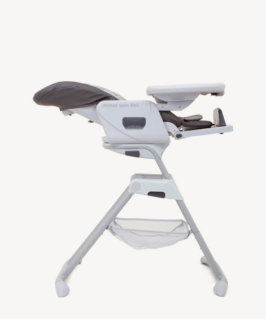 Joie Mimzy Spin 3in1 Highchair | 360° One-Hand Activated Swivel Seat | Newborn to 15kg | 5 Tilt & 5 Height Positions | Compact Standing Fold | Premium Baby Feeding Chair - MINIMEE KIDS