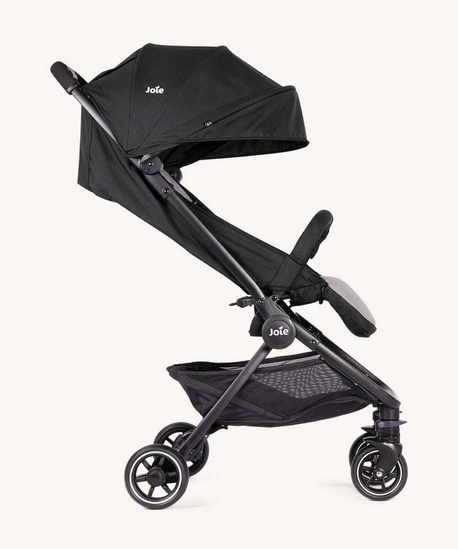 Joie Pact™ Lightweight Compact Stroller | Birth to 15kg (Approx. 3 Years) | Featherlight 6kg with One-Hand Flat Fold | 3-in-1 Travel System Ready | Includes Carry Strap, Travel Bag & Rain Cover - MINIMEE KIDS