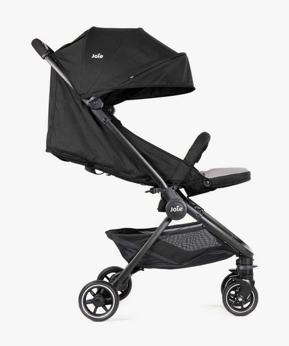 Joie Pact™ Lightweight Compact Stroller | Birth to 15kg (Approx. 3 Years) | Featherlight 6kg with One-Hand Flat Fold | 3-in-1 Travel System Ready | Includes Carry Strap, Travel Bag & Rain Cover - MINIMEE KIDS
