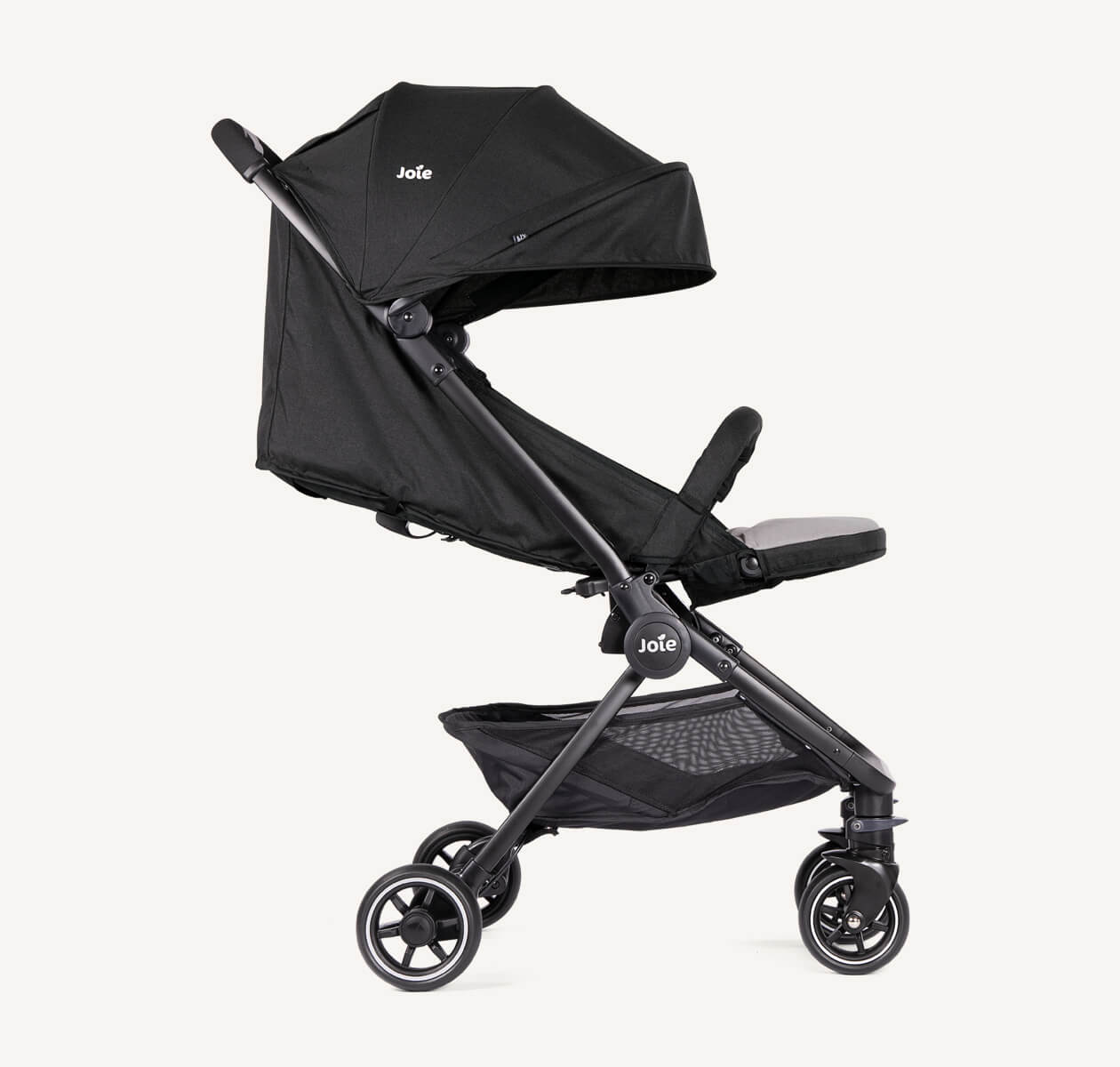 Joie Pact™ Lightweight Compact Stroller | Birth to 15kg (Approx. 3 Years) | Featherlight 6kg with One-Hand Flat Fold | 3-in-1 Travel System Ready | Includes Carry Strap, Travel Bag & Rain Cover - MINIMEE KIDS