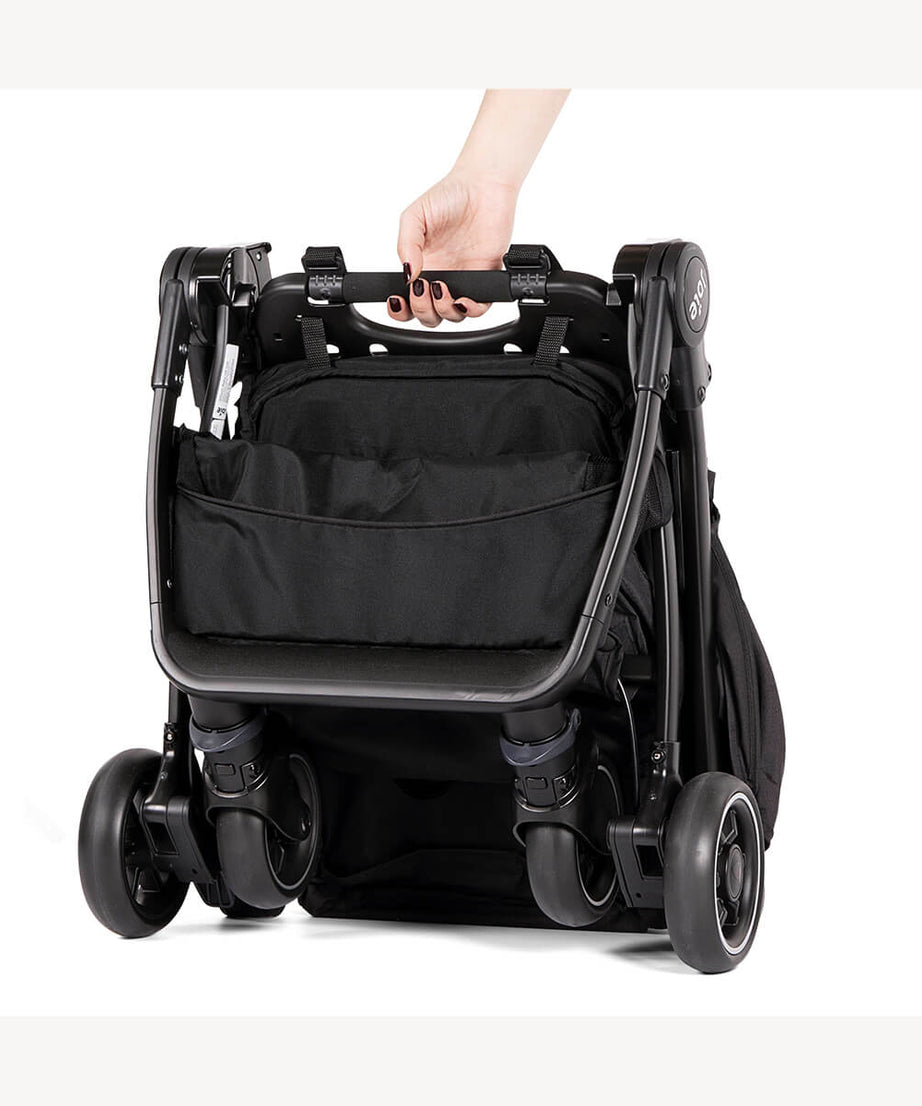 Joie Pact™ Lightweight Compact Stroller | Birth to 15kg (Approx. 3 Years) | Featherlight 6kg with One-Hand Flat Fold | 3-in-1 Travel System Ready | Includes Carry Strap, Travel Bag & Rain Cover - MINIMEE KIDS