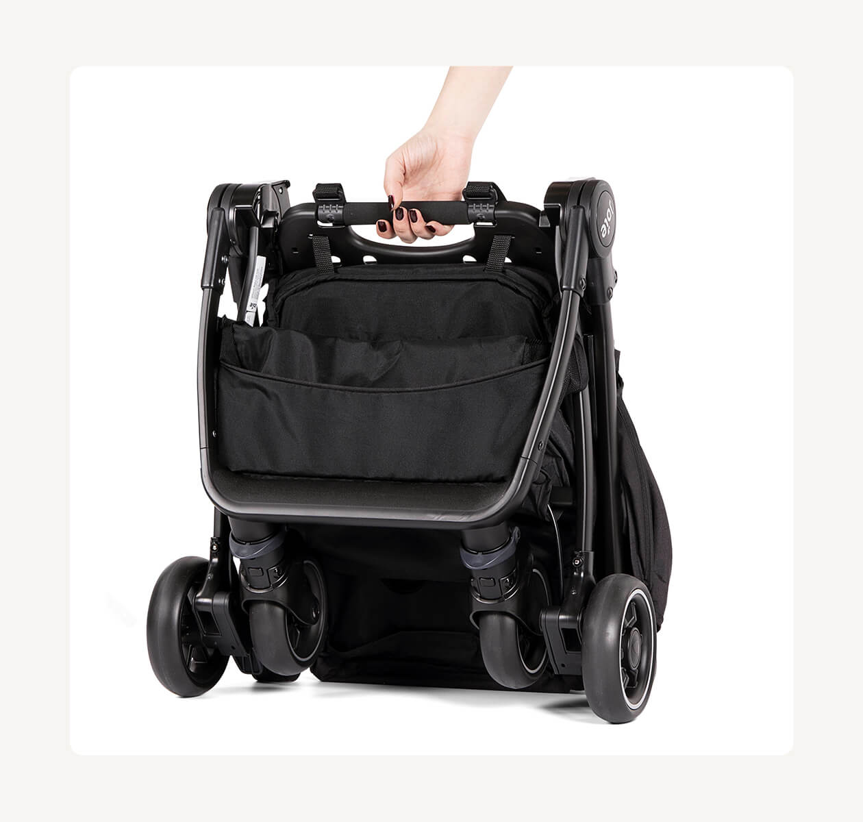 Joie Pact™ Lightweight Compact Stroller | Birth to 15kg (Approx. 3 Years) | Featherlight 6kg with One-Hand Flat Fold | 3-in-1 Travel System Ready | Includes Carry Strap, Travel Bag & Rain Cover - MINIMEE KIDS