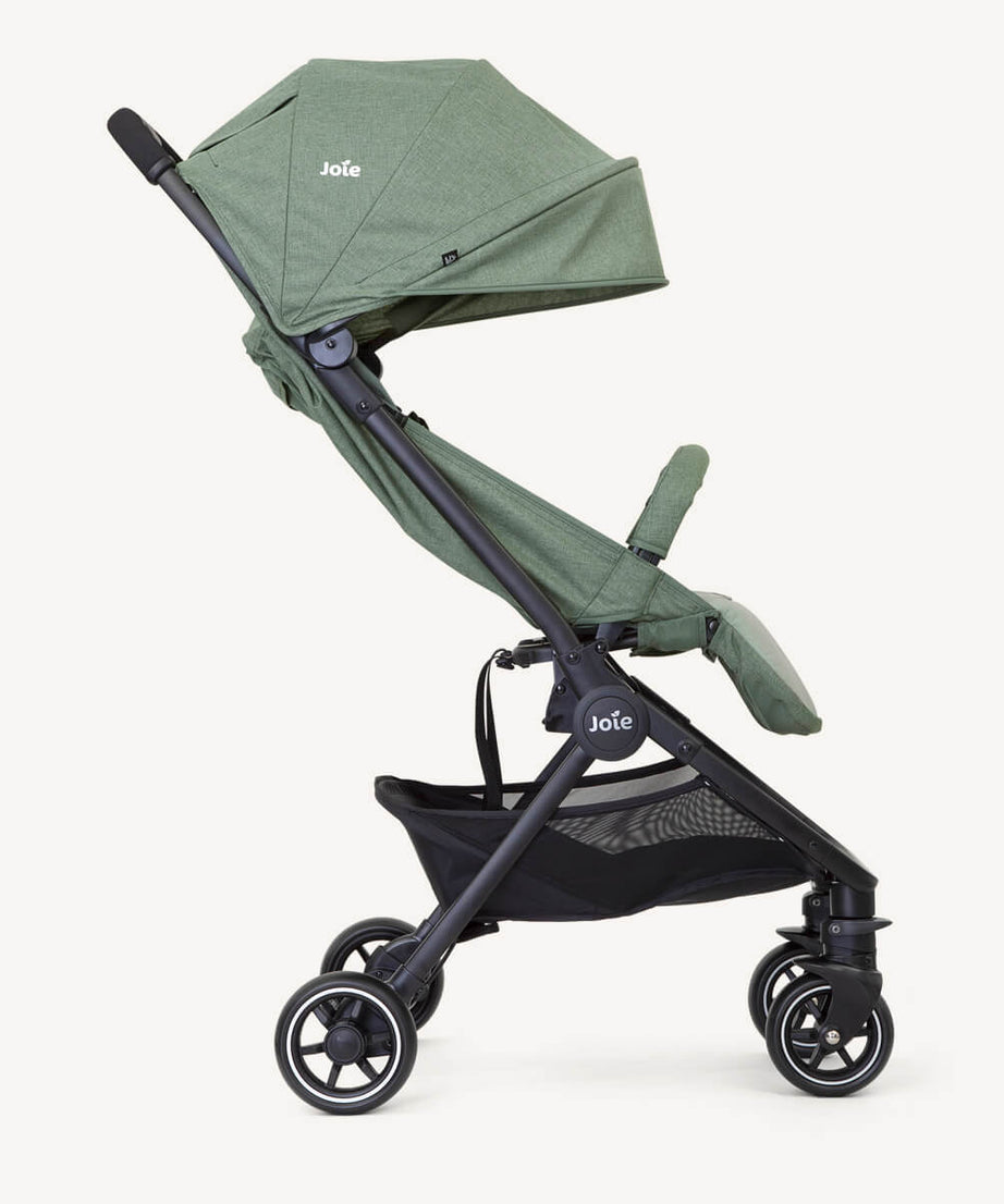 Joie Pact™ Lightweight Compact Stroller | Birth to 15kg (Approx. 3 Years) | Featherlight 6kg with One-Hand Flat Fold | 3-in-1 Travel System Ready | Includes Carry Strap, Travel Bag & Rain Cover - MINIMEE KIDS