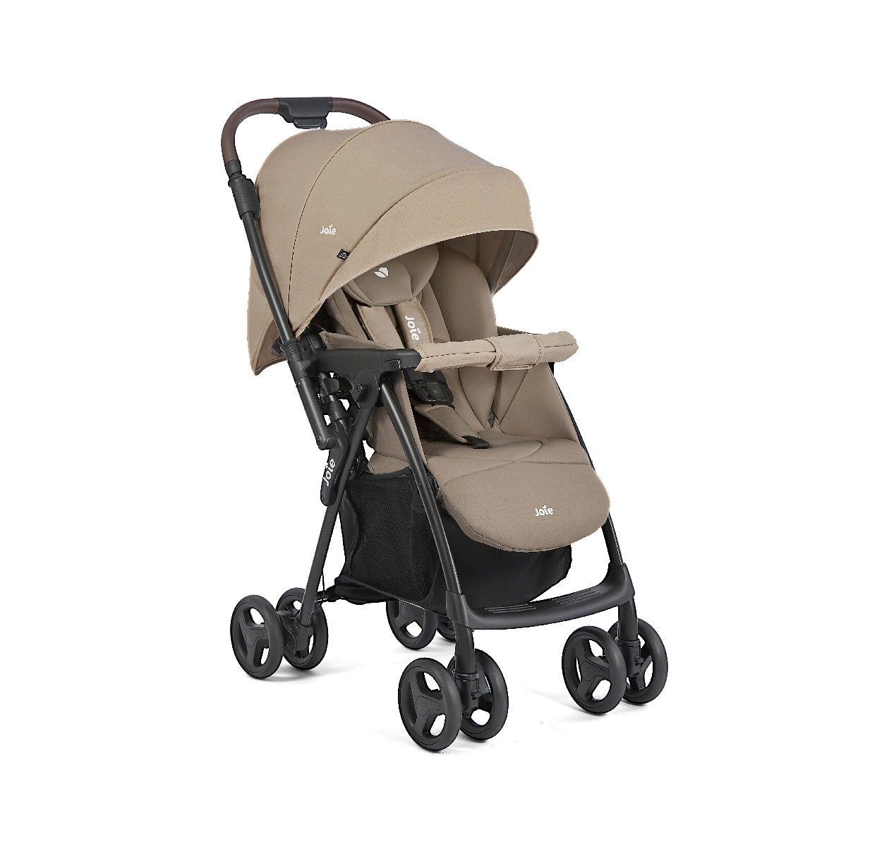 Joie Mirus™ Reversible Handle Stroller | 2-in-1 Lightweight Travel System | Birth to 17.5kg (Approx. 3-4 Years) | One-Hand Fold & Flat Recline | No-Adapter-Needed Compatibility with Joie Infant Carriers - MINIMEE KIDS