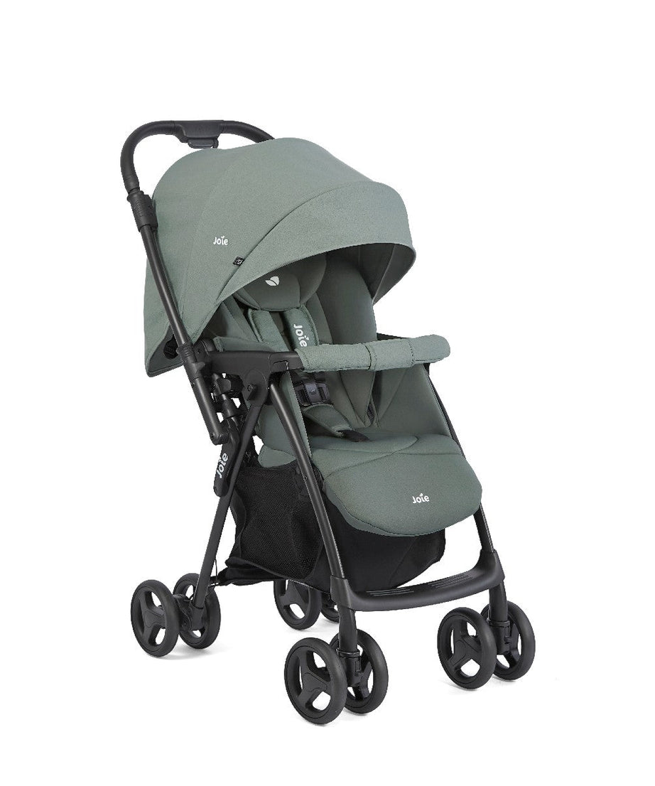 Joie Mirus™ Reversible Handle Stroller | 2-in-1 Lightweight Travel System | Birth to 17.5kg (Approx. 3-4 Years) | One-Hand Fold & Flat Recline | No-Adapter-Needed Compatibility with Joie Infant Carriers - MINIMEE KIDS