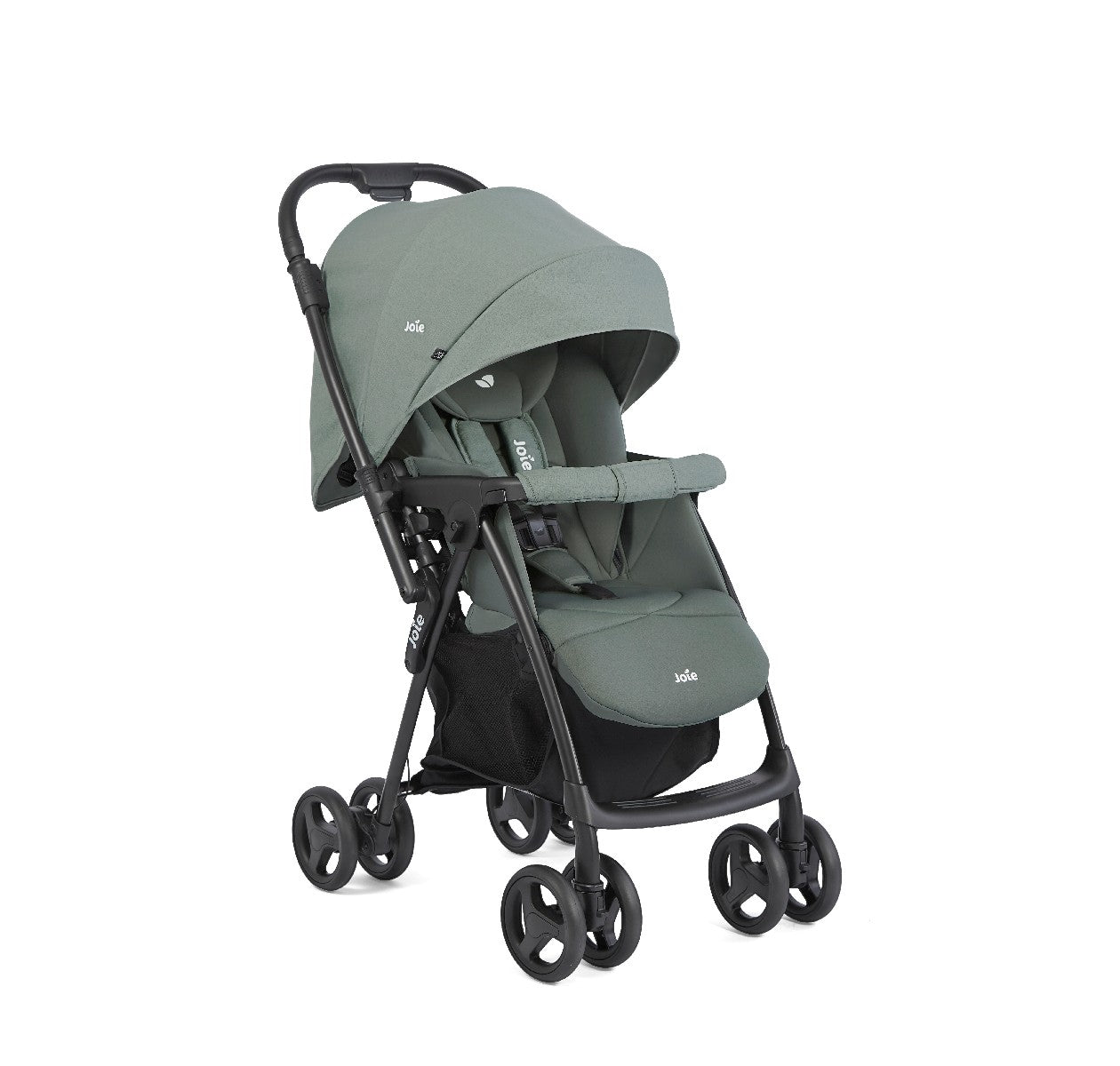 Joie Mirus™ Reversible Handle Stroller | 2-in-1 Lightweight Travel System | Birth to 17.5kg (Approx. 3-4 Years) | One-Hand Fold & Flat Recline | No-Adapter-Needed Compatibility with Joie Infant Carriers - MINIMEE KIDS