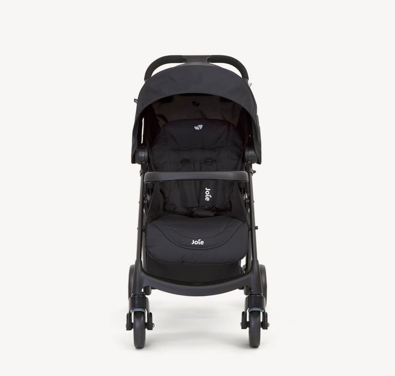 Joie Muze LX Full-Featured Baby Stroller – Compact Gravity Fold, Lie-Flat Recline, Car Seat Compatible | Smart Travel Stroller for Newborns to Toddlers | Available in Coal, Laurel & Cranberry