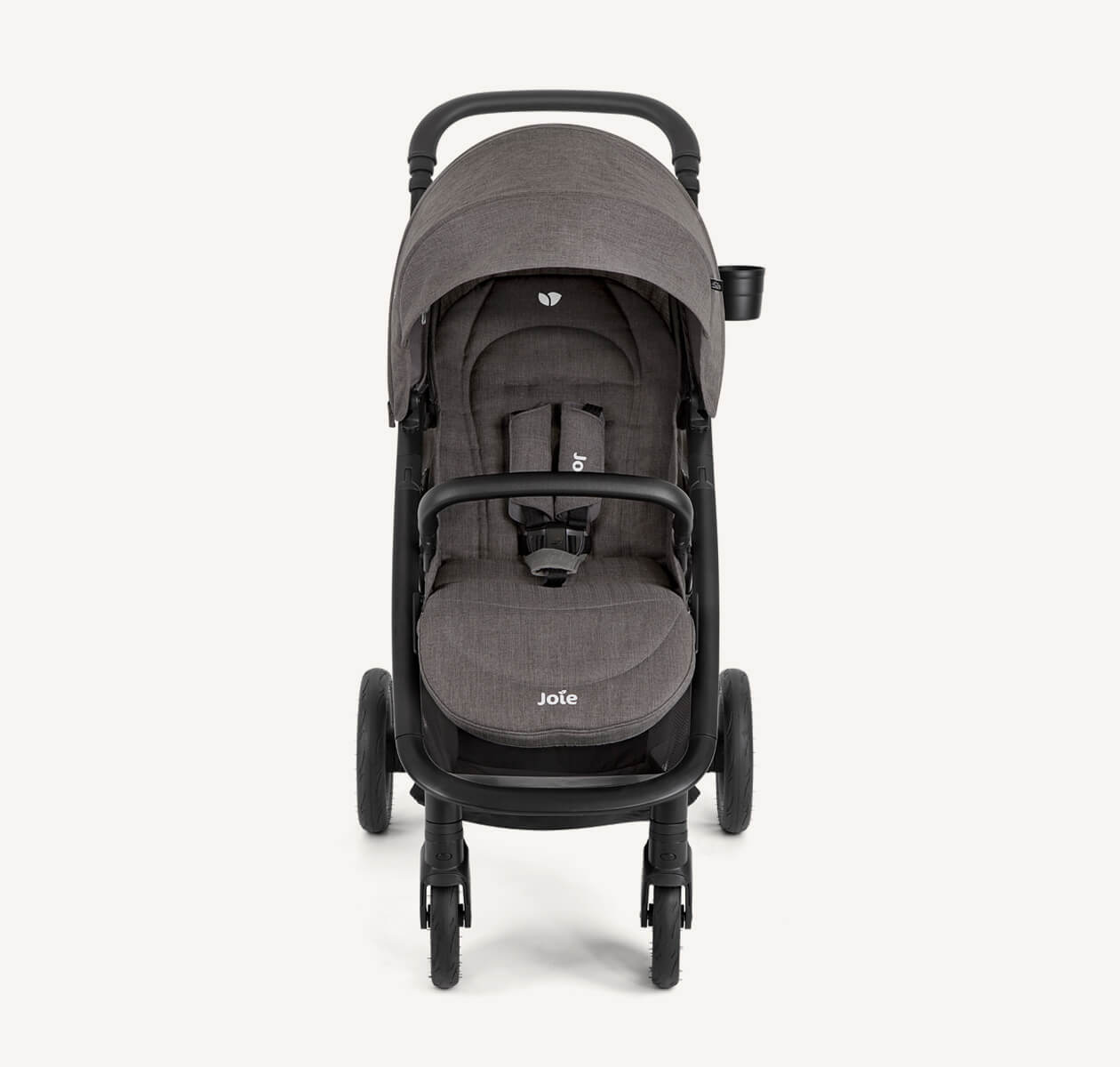 Joie Mytrax™ Pro Stroller - Thunder | Birth to 22kg (Approx. 4 Years) | Puncture-Proof™ Foam-Filled Tires & Flex Comfort Suspension | 3-in-1 Travel System Ready | One-Hand Compact Fold Stroller - MINIMEE KIDS