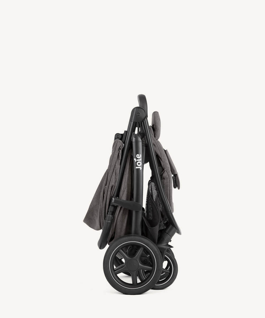 Joie Mytrax™ Pro Stroller - Thunder | Birth to 22kg (Approx. 4 Years) | Puncture-Proof™ Foam-Filled Tires & Flex Comfort Suspension | 3-in-1 Travel System Ready | One-Hand Compact Fold Stroller - MINIMEE KIDS