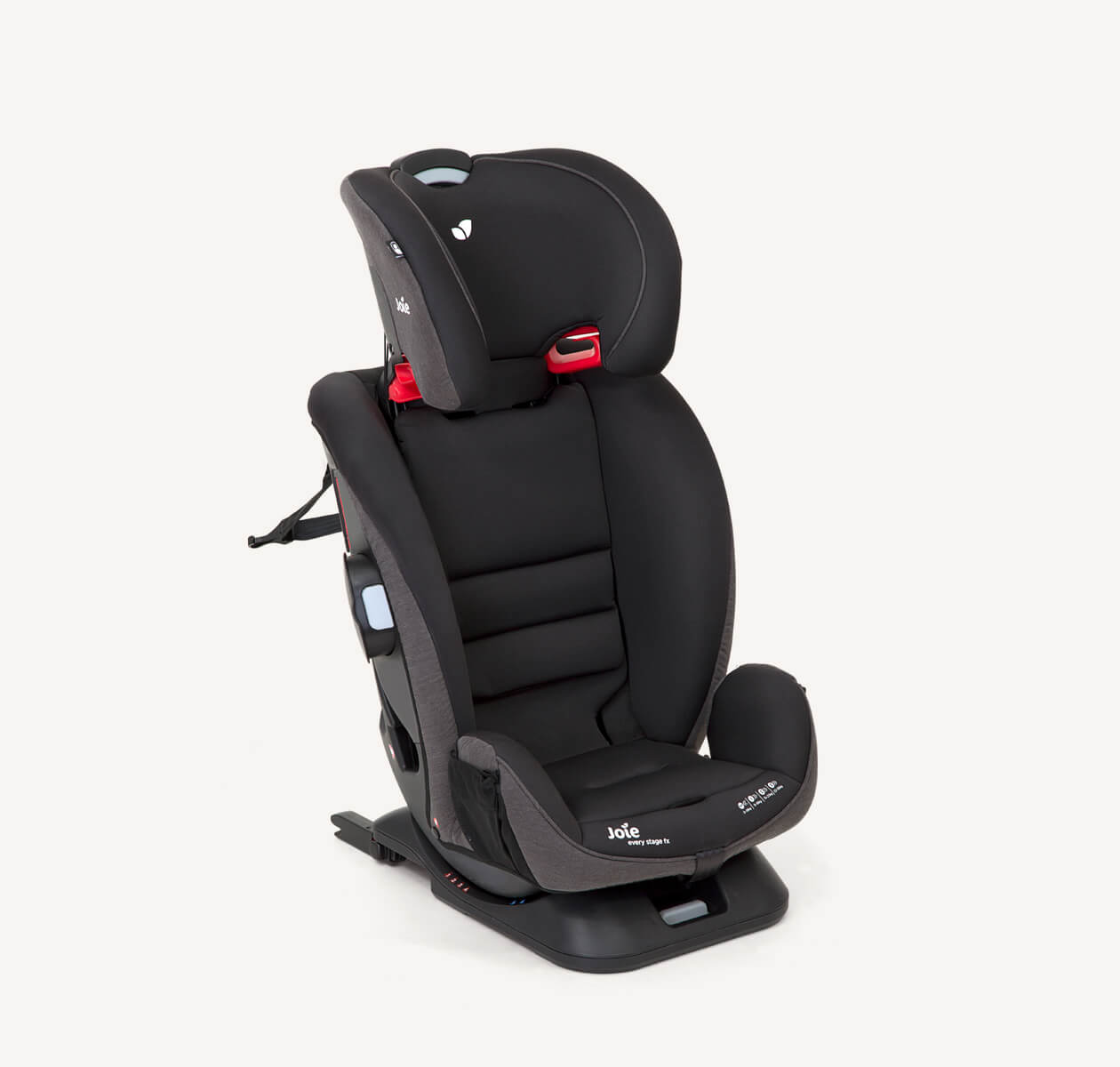 Joie Every Stage™ FX ISOFIX Car Seat Group 0+/1/2/3 | Birth to 36kg (0-12 Years) | Guard Surround Safety™ with Side Impact Protection | 10 Headrest & 6 Recline Positions | Grey Flannel & Coal - MINIMEE KIDS