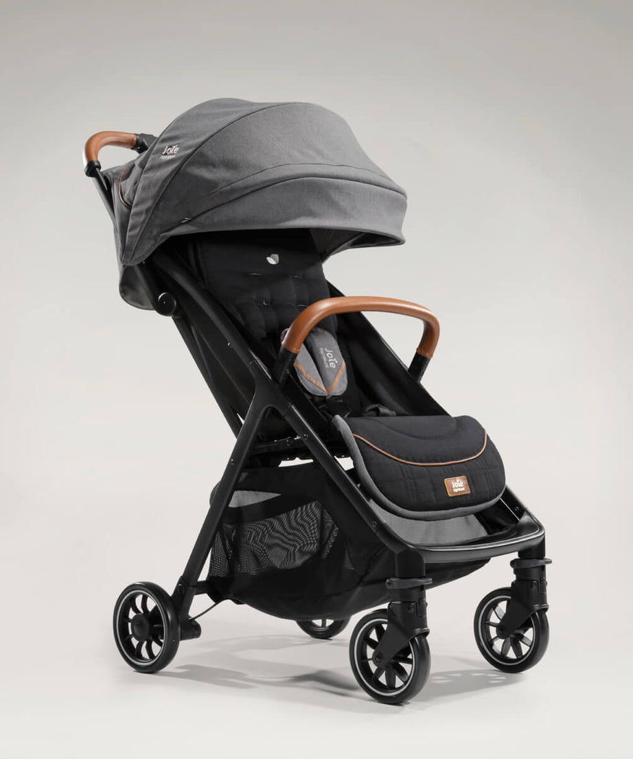 Joie Parcel™ Signature Lightweight Stroller | 3-in-1 Travel System Ready | Birth to 22kg (Approx. 4 Years) | Autoclick™ Magnetic Buckles & Compact Freestanding Fold | Includes Carry Bag & Rain Cover - MINIMEE KIDS