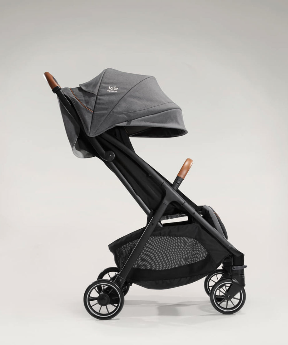 Joie Parcel™ Signature Lightweight Stroller | 3-in-1 Travel System Ready | Birth to 22kg (Approx. 4 Years) | Autoclick™ Magnetic Buckles & Compact Freestanding Fold | Includes Carry Bag & Rain Cover - MINIMEE KIDS