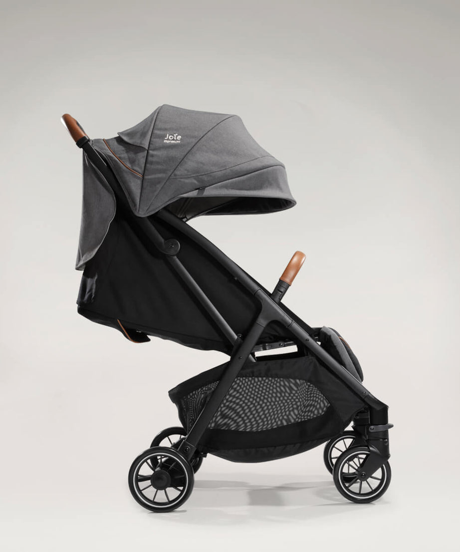 Joie Parcel™ Signature Lightweight Stroller | 3-in-1 Travel System Ready | Birth to 22kg (Approx. 4 Years) | Autoclick™ Magnetic Buckles & Compact Freestanding Fold | Includes Carry Bag & Rain Cover - MINIMEE KIDS