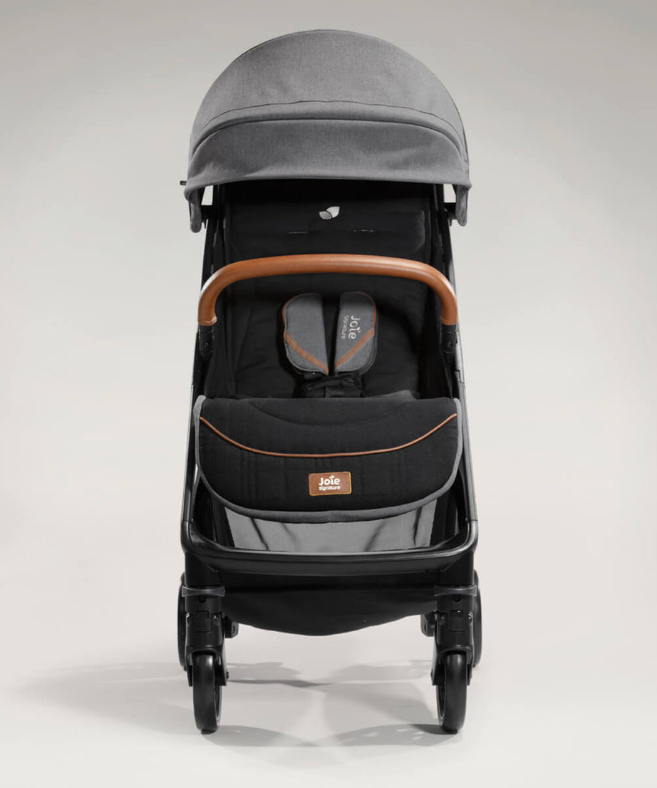 Joie Parcel™ Signature Lightweight Stroller | 3-in-1 Travel System Ready | Birth to 22kg (Approx. 4 Years) | Autoclick™ Magnetic Buckles & Compact Freestanding Fold | Includes Carry Bag & Rain Cover - MINIMEE KIDS
