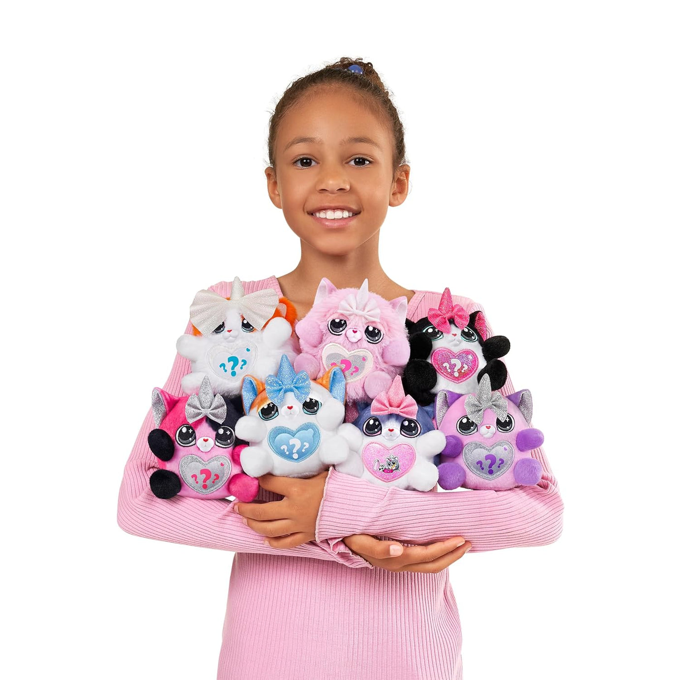 Rainbocorns Kittycorn Surprise Series 2, Starla the American Short Hair Cat - Collectible Plush with 10 Surprises to Unbox, Peel and Reveal Heart, Stickers, Ages 3+