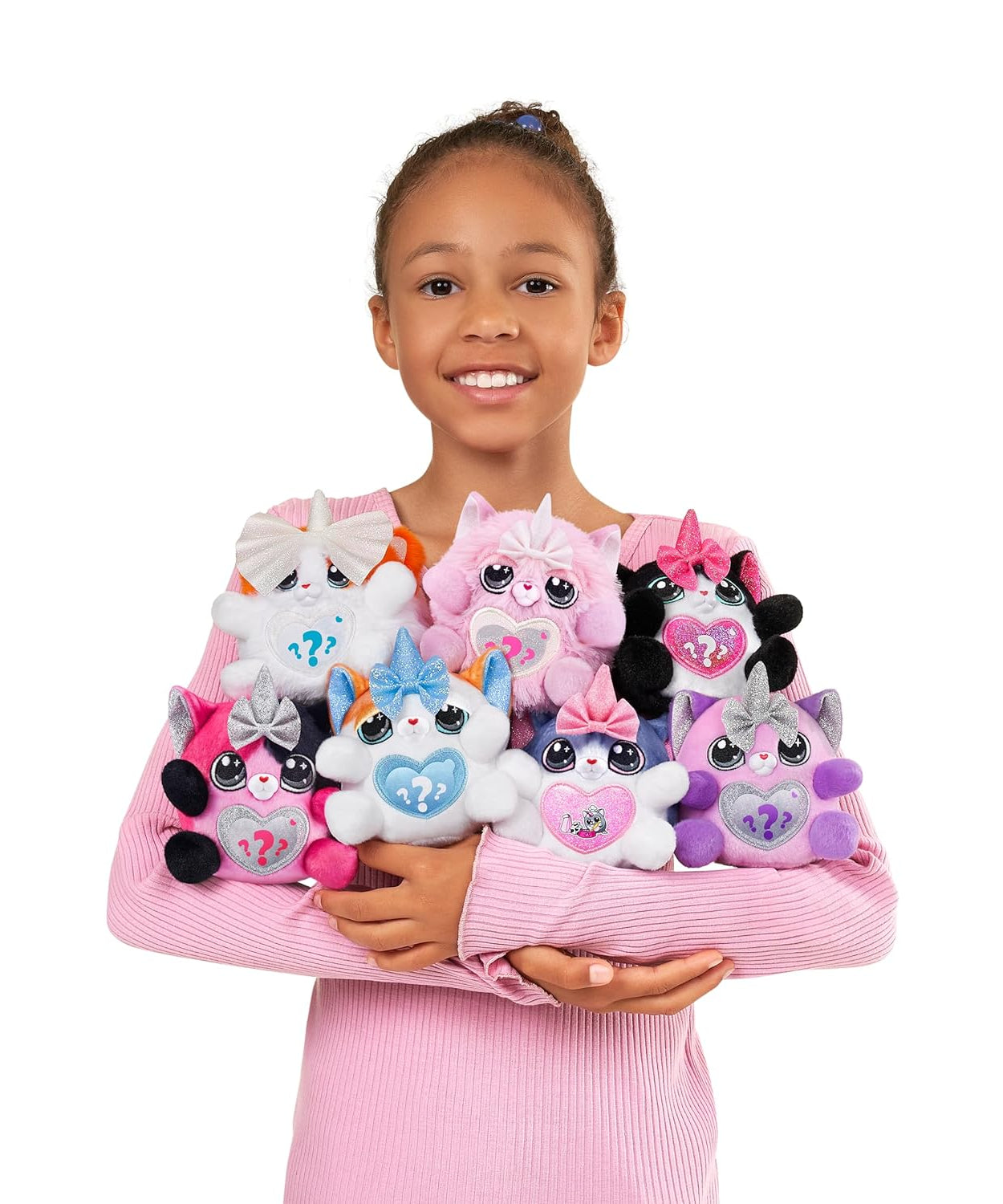 Rainbocorns Kittycorn Surprise Series 2, Starla the American Short Hair Cat - Collectible Plush with 10 Surprises to Unbox, Peel and Reveal Heart, Stickers, Ages 3+