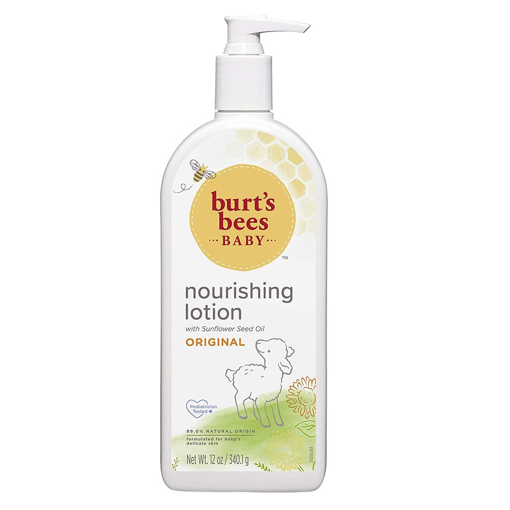 Burt’s Bees Baby Nourishing Lotion with Sunflower Seed Oil 340.1g | Original Formula