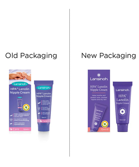 Lansinoh HPA Lanolin Nipple Cream for Breastfeeding | 100% Natural, Hypoallergenic & Safe for Baby | Soothes Sore & Cracked Nipples | No Removal Needed Before Nursing | Available in 10ml & 40g - MINIMEE KIDS