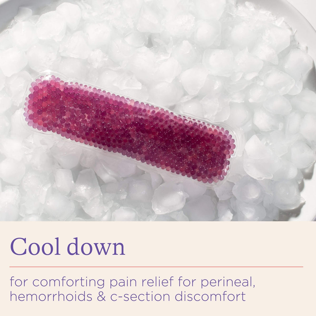 Lansinoh Cold & Warm Post-Birth Relief Pad – Reusable Gel Pack with Thera°Pearl® ColorSmart™ Technology | Dual Use for Perineal, Haemorrhoidal, and C-Section Relief | Includes 12 Hygiene Sleeves