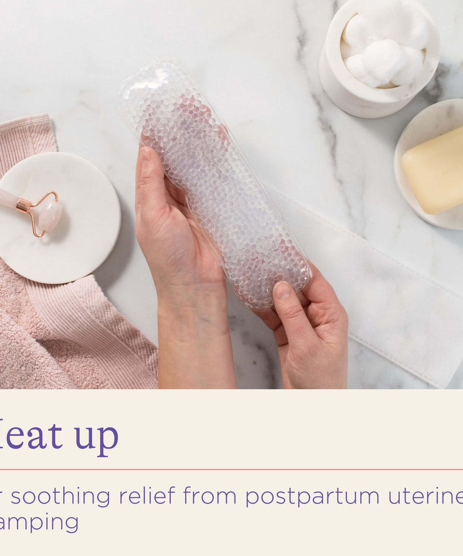 Lansinoh Cold & Warm Post-Birth Relief Pad – Reusable Gel Pack with Thera°Pearl® ColorSmart™ Technology | Dual Use for Perineal, Haemorrhoidal, and C-Section Relief | Includes 12 Hygiene Sleeves