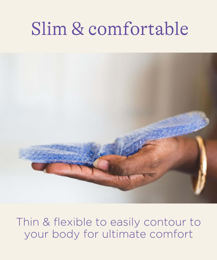Lansinoh Cold & Warm Post-Birth Relief Pad – Reusable Gel Pack with Thera°Pearl® ColorSmart™ Technology | Dual Use for Perineal, Haemorrhoidal, and C-Section Relief | Includes 12 Hygiene Sleeves