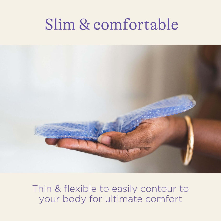 Lansinoh Cold & Warm Post-Birth Relief Pad – Reusable Gel Pack with Thera°Pearl® ColorSmart™ Technology | Dual Use for Perineal, Haemorrhoidal, and C-Section Relief | Includes 12 Hygiene Sleeves