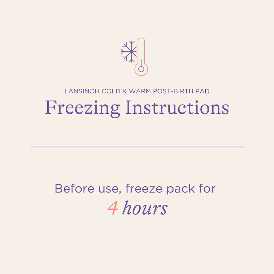 Lansinoh Cold & Warm Post-Birth Relief Pad – Reusable Gel Pack with Thera°Pearl® ColorSmart™ Technology | Dual Use for Perineal, Haemorrhoidal, and C-Section Relief | Includes 12 Hygiene Sleeves