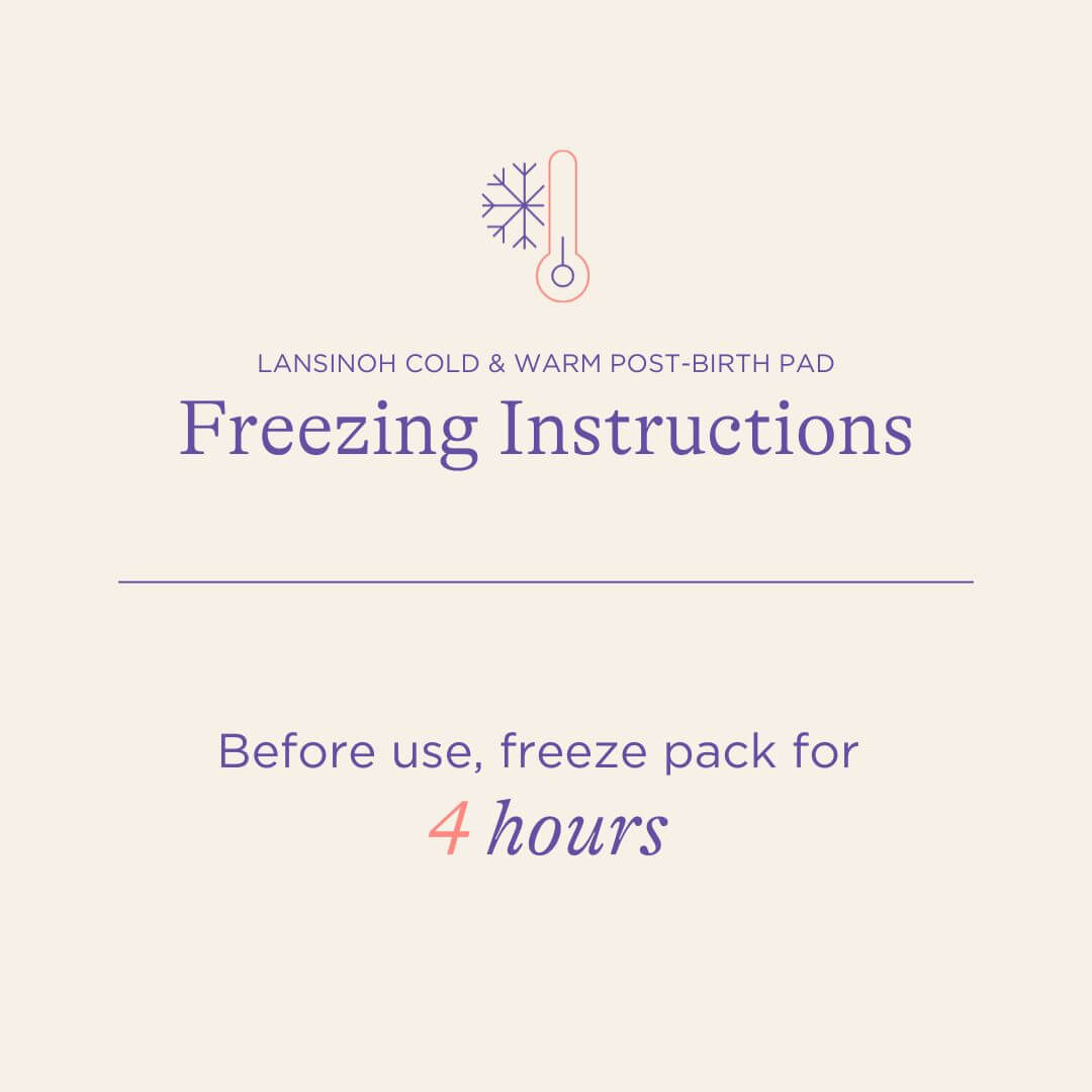 Lansinoh Cold & Warm Post-Birth Relief Pad – Reusable Gel Pack with Thera°Pearl® ColorSmart™ Technology | Dual Use for Perineal, Haemorrhoidal, and C-Section Relief | Includes 12 Hygiene Sleeves