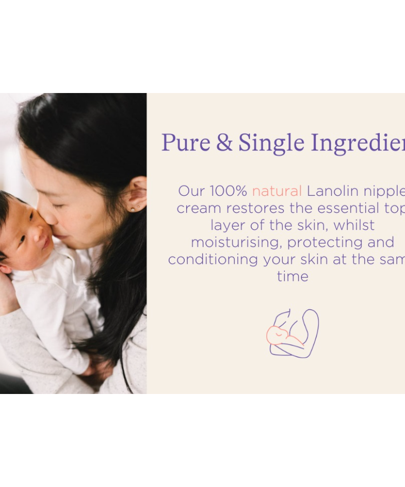 Lansinoh HPA Lanolin Nipple Cream for Breastfeeding | 100% Natural, Hypoallergenic & Safe for Baby | Soothes Sore & Cracked Nipples | No Removal Needed Before Nursing | Available in 10ml & 40g - MINIMEE KIDS
