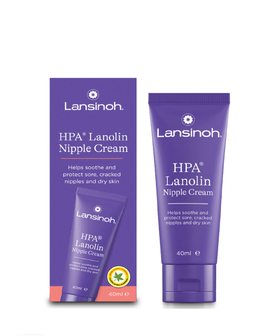 Lansinoh HPA Lanolin Nipple Cream for Breastfeeding | 100% Natural, Hypoallergenic & Safe for Baby | Soothes Sore & Cracked Nipples | No Removal Needed Before Nursing | Available in 10ml & 40g