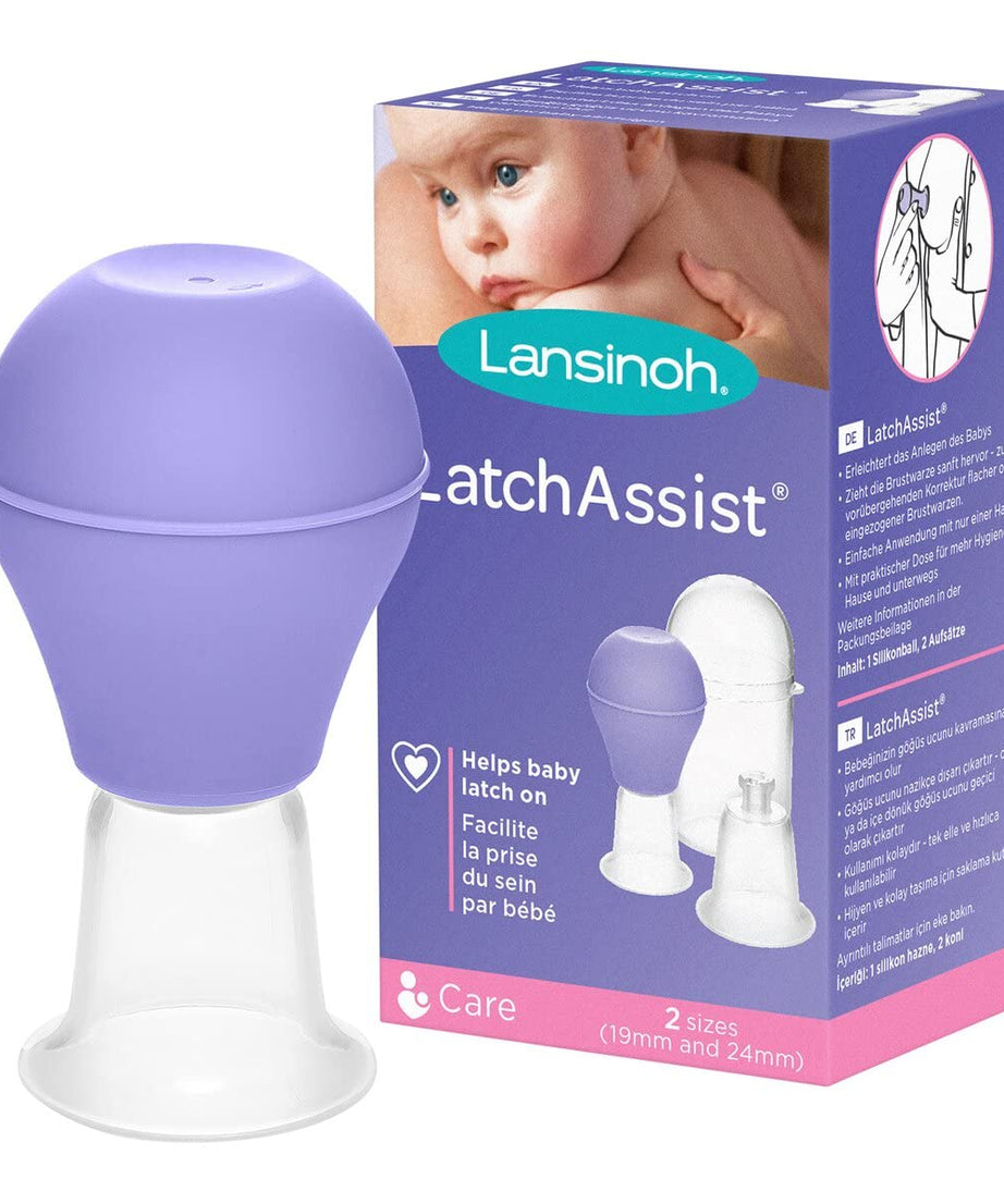 Lansinoh Latch Assist for Easy Breastfeeding – Helps Baby Latch On with 2 Sizes (19mm & 24mm)
