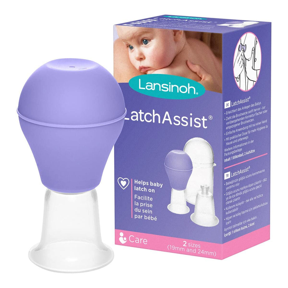 Lansinoh Latch Assist for Easy Breastfeeding – Helps Baby Latch On with 2 Sizes (19mm & 24mm)